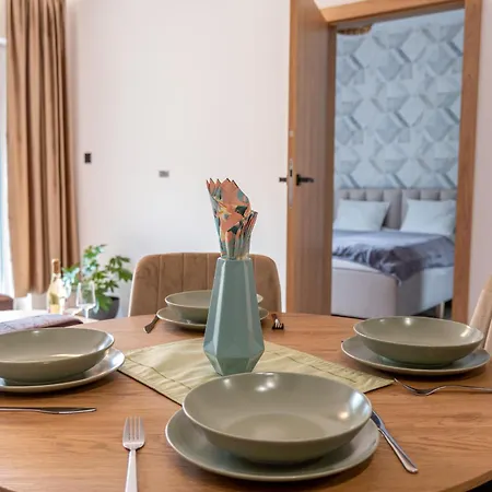 Appartement Diamentowy Premium Z Tarasem I Garazem *